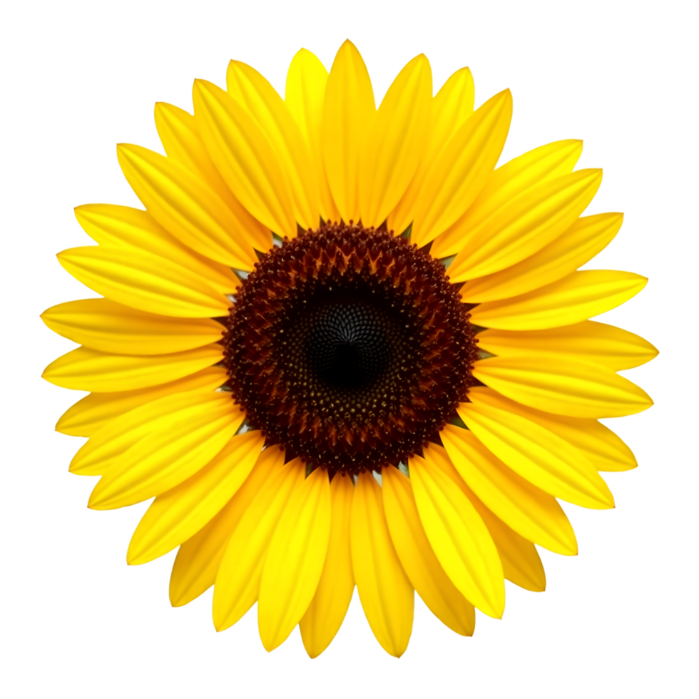 Sunflower Transparent Image Ideal for Branding Marketing png