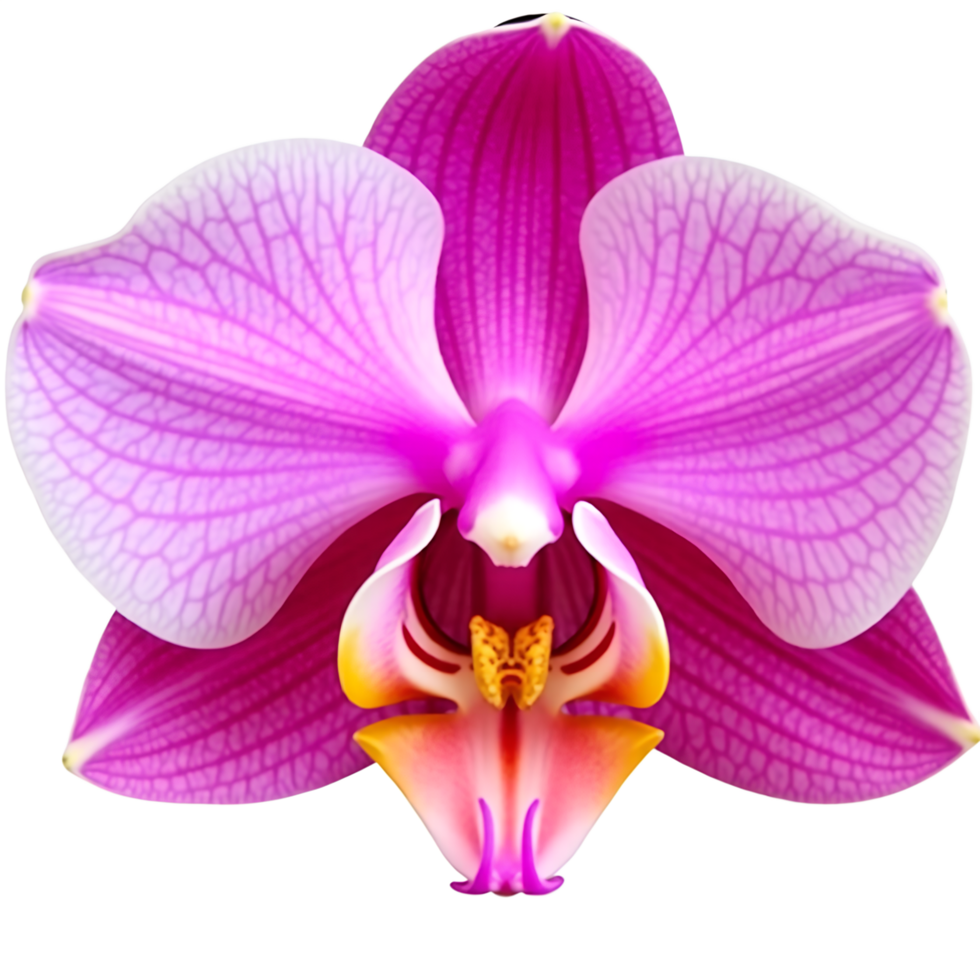 Elegant Pink Orchid Flower High Resolution Image png