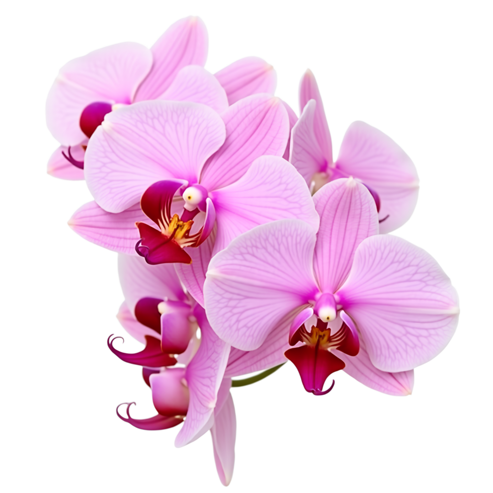 Botanical PerfectionVibrant Orchid for Design Decoration png
