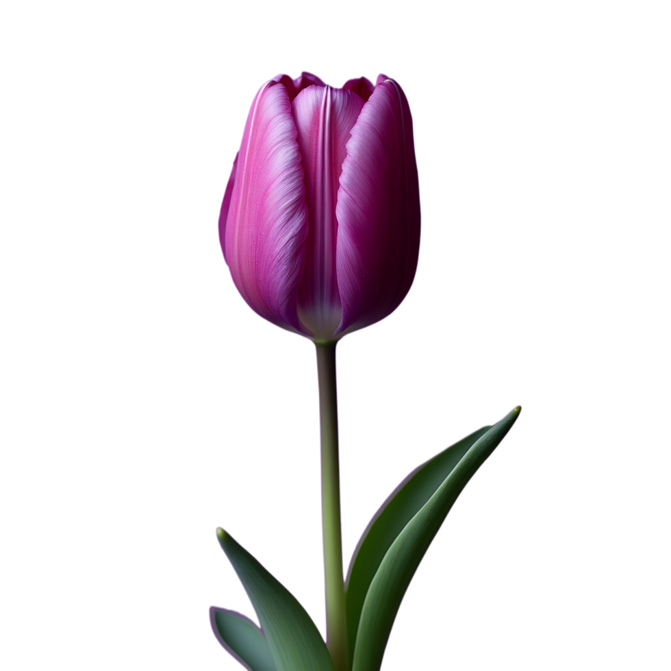 Graceful Purple Tulip Against Soft Background Ideal for Floral Prints Designs png