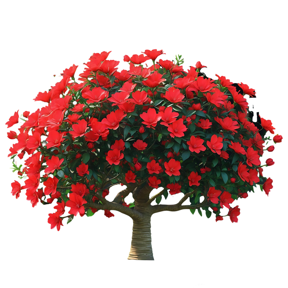 Flamboyant Tree Transparent Perfect for Tropical and Nature Themes png