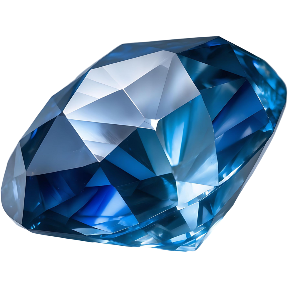 Luxury Blue Sapphire Jewel Royal Elegance for Digital Print Use png