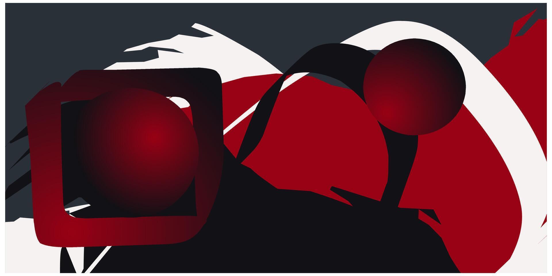 Abstract background with dynamic effect art vector