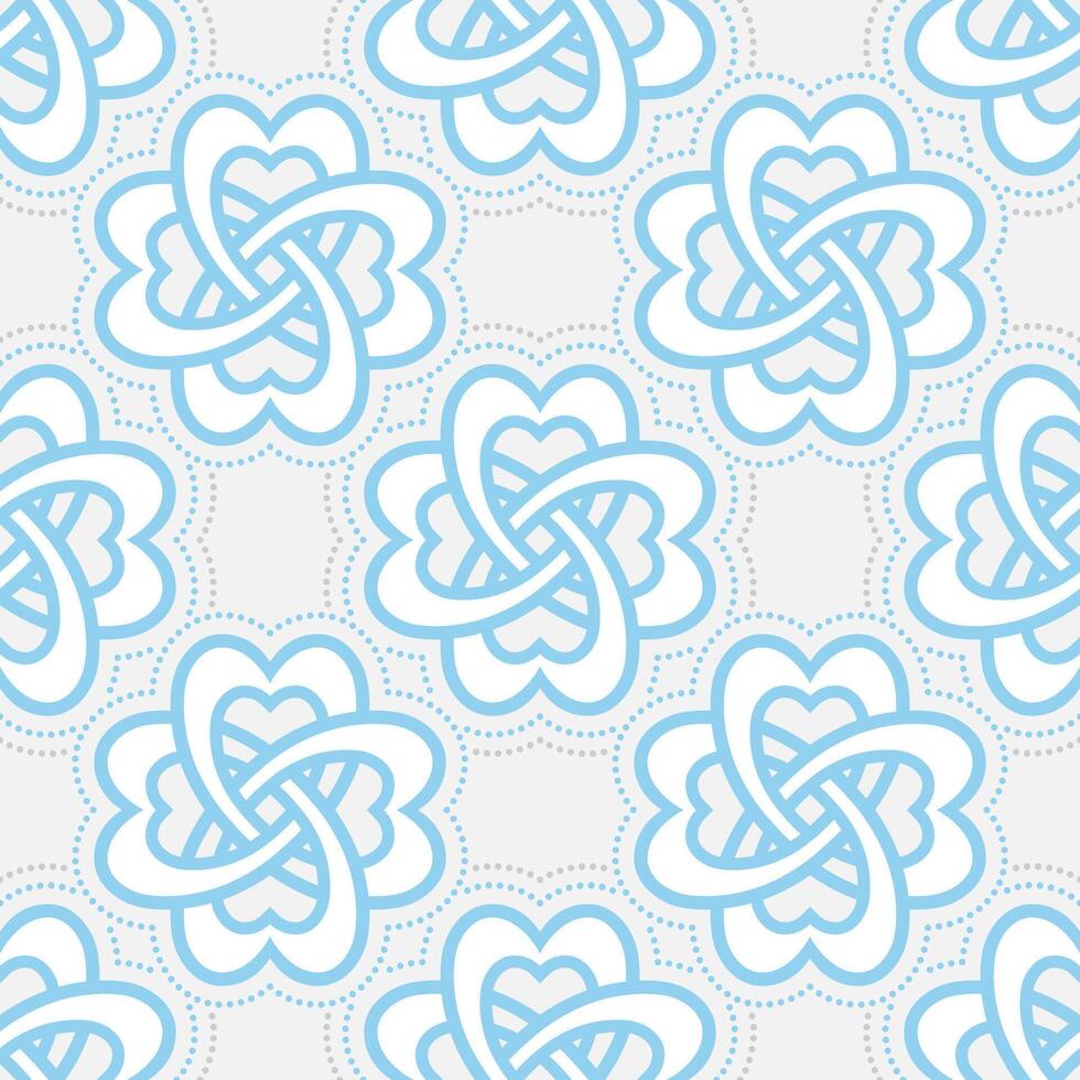 Seamless with geometric shapes vector