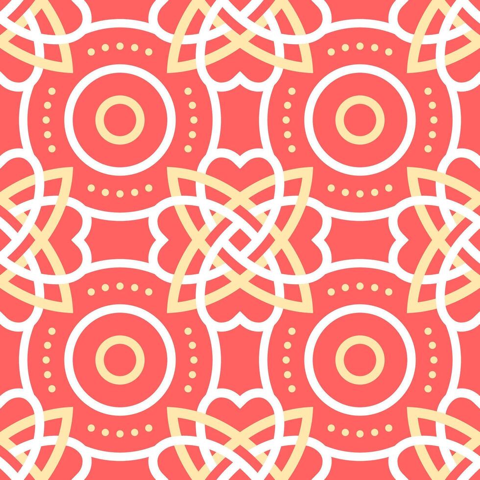 Seamless pattern with geometric shapes japanese style vector