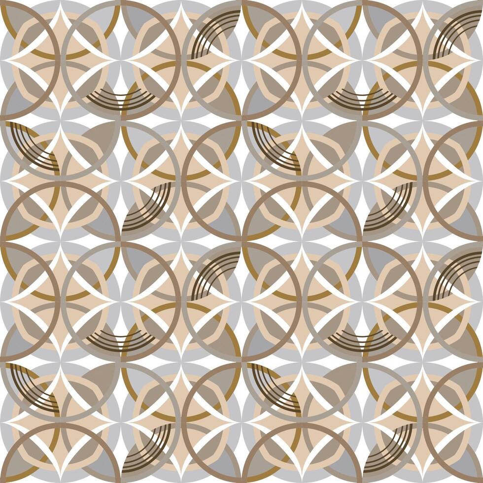 Seamless geometric pattern vector