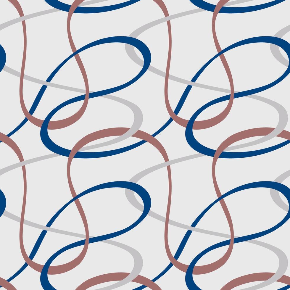Chaotic artistic seamless pattern vector