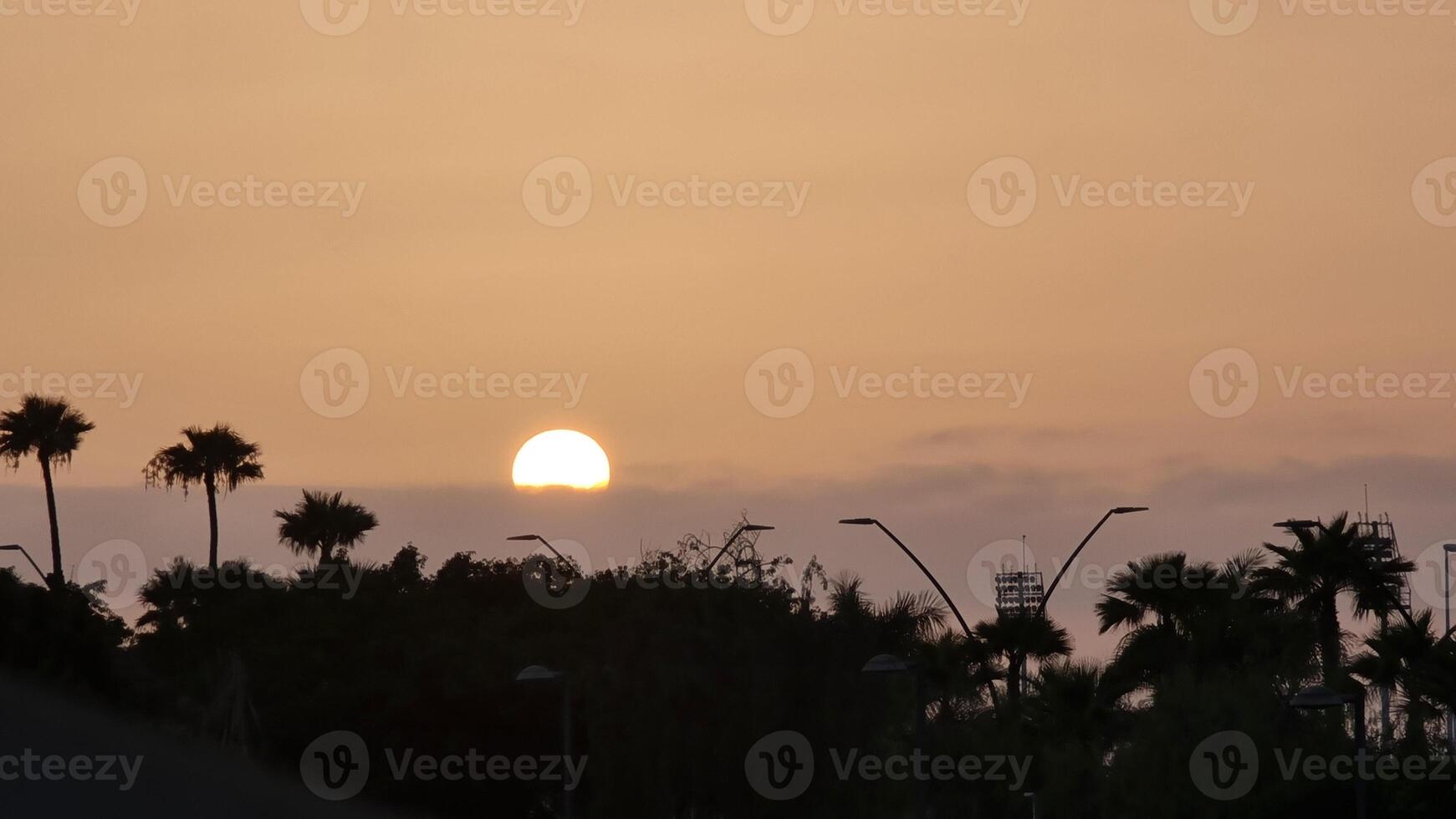 Beautiful sunset in Sri Lanka photo