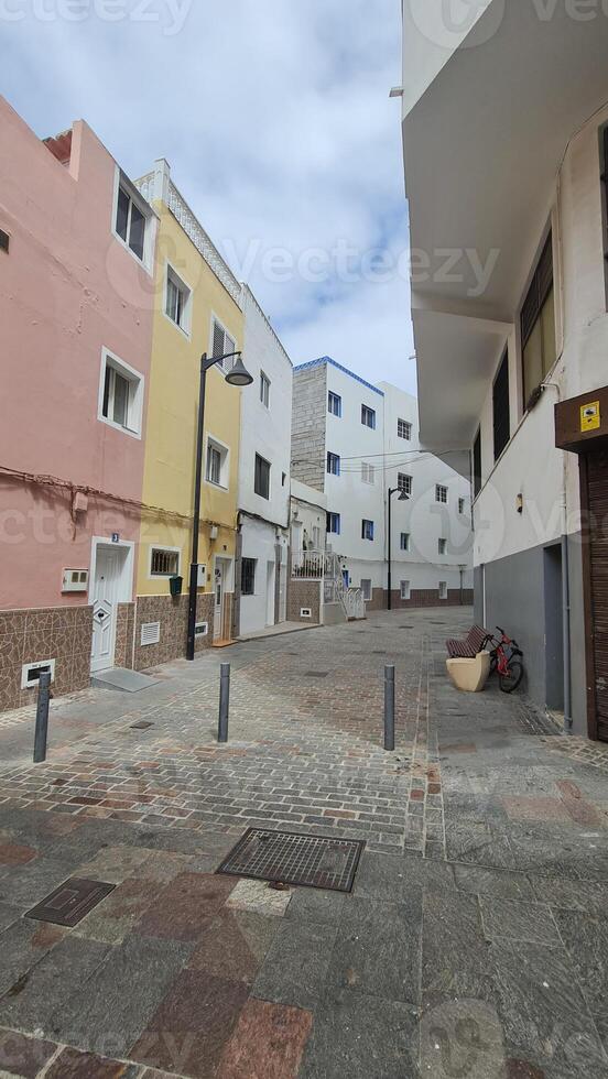 Minimalistic Tenerife street, Canary Island photo