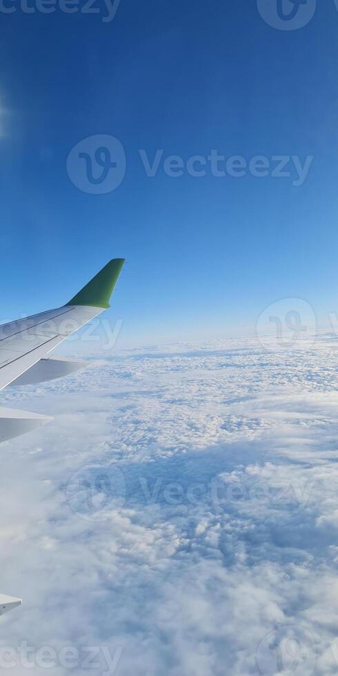 Clouds view from the plane photo