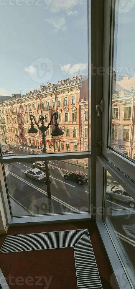 Beautiful street in Saint-Petersburg photo