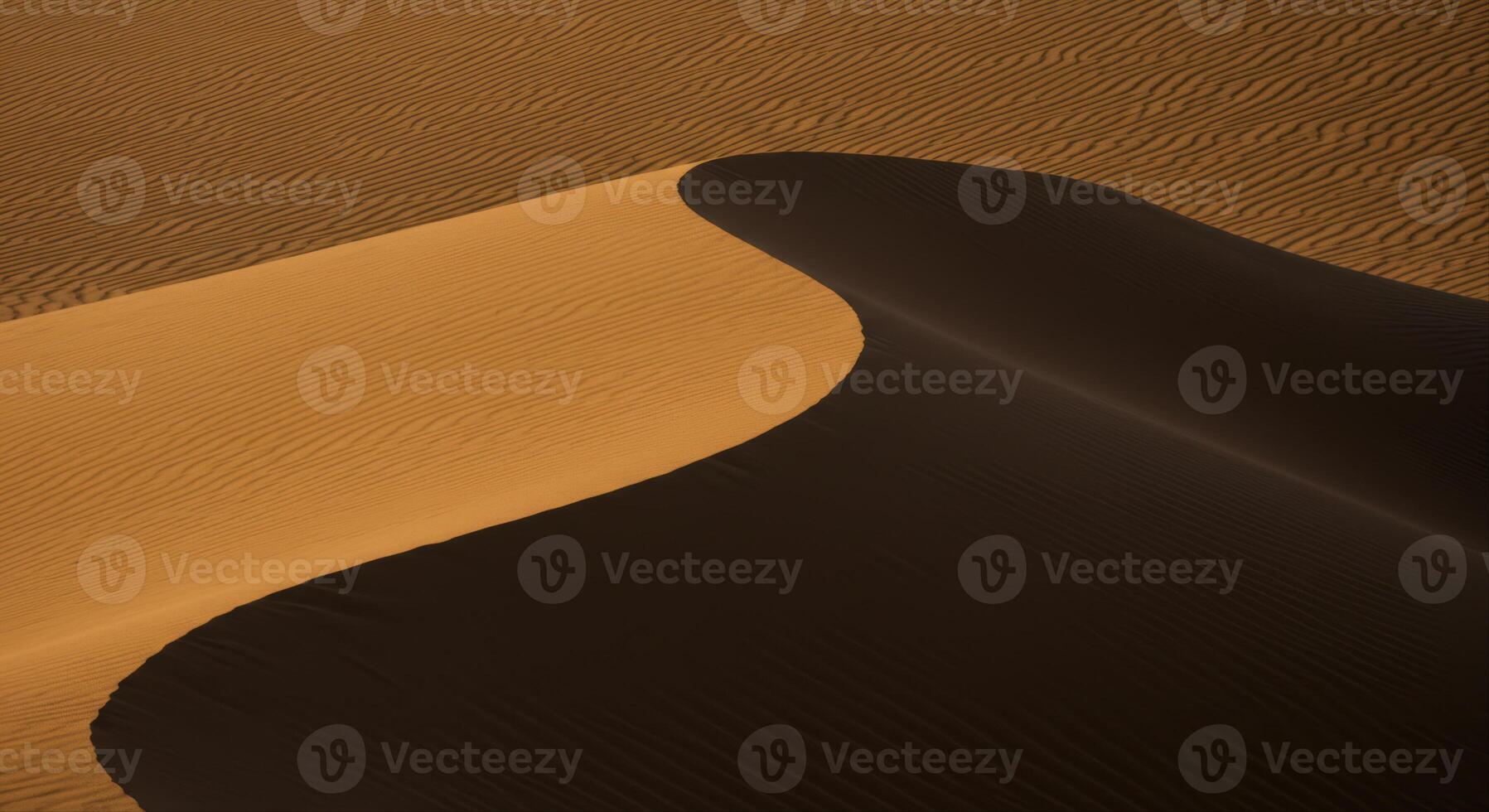 The golden sand dunes create a mesmerizing display of light and shadow. photo