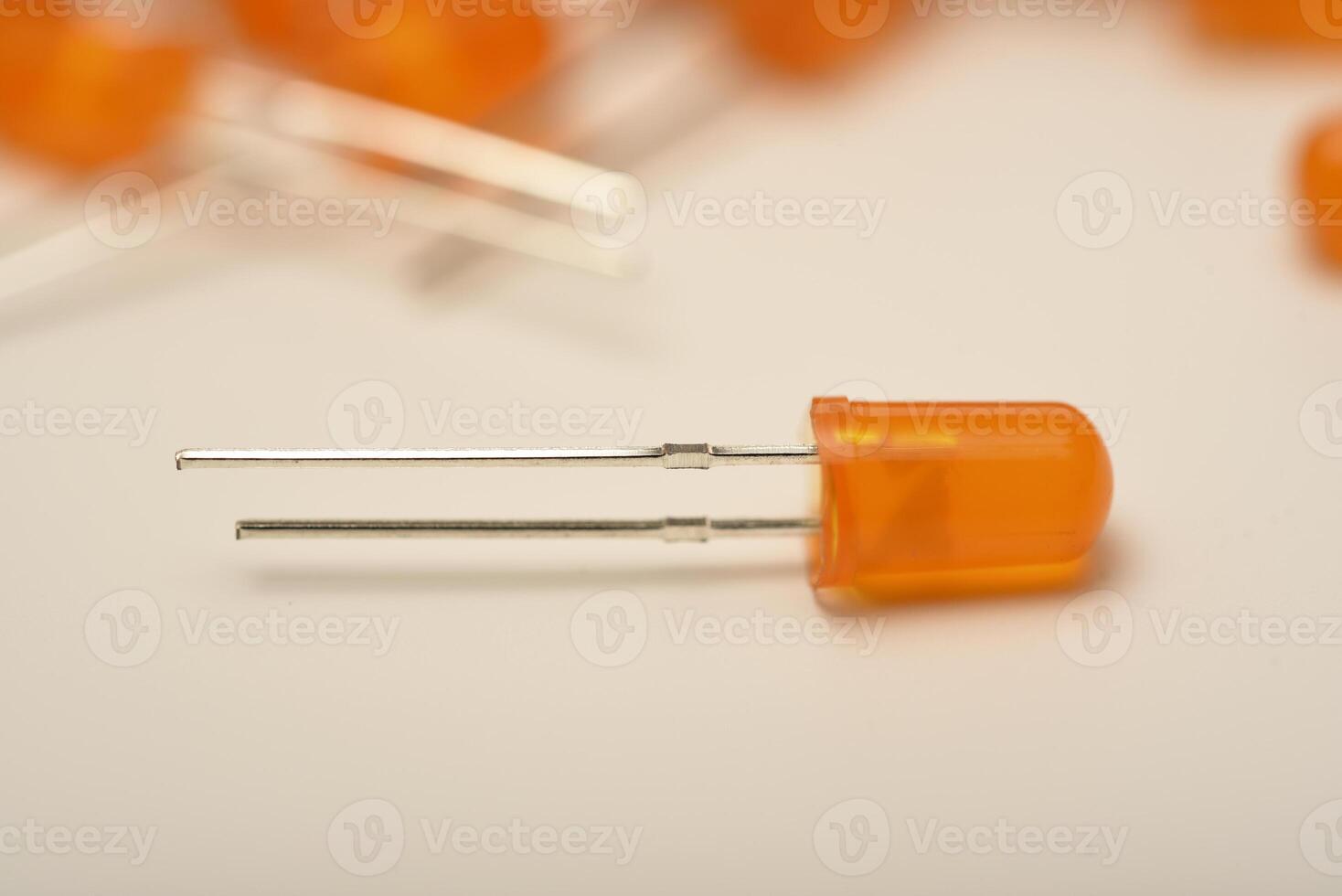One electronic LED. Electronic lighting module. photo