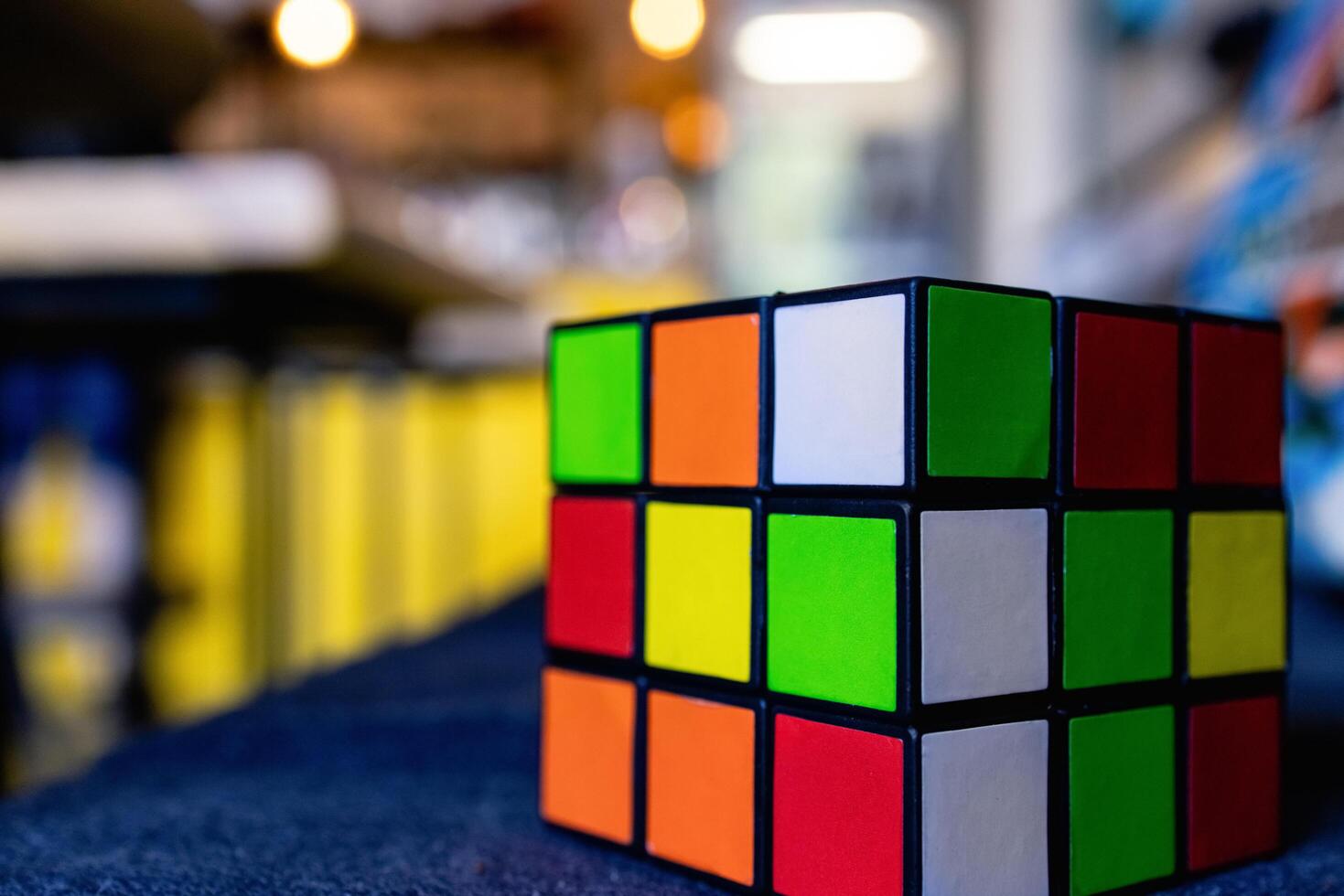 KUALA LUMPUR, MALAYSIA - 30th NOVEMBER 2021. Rubik's cube photo