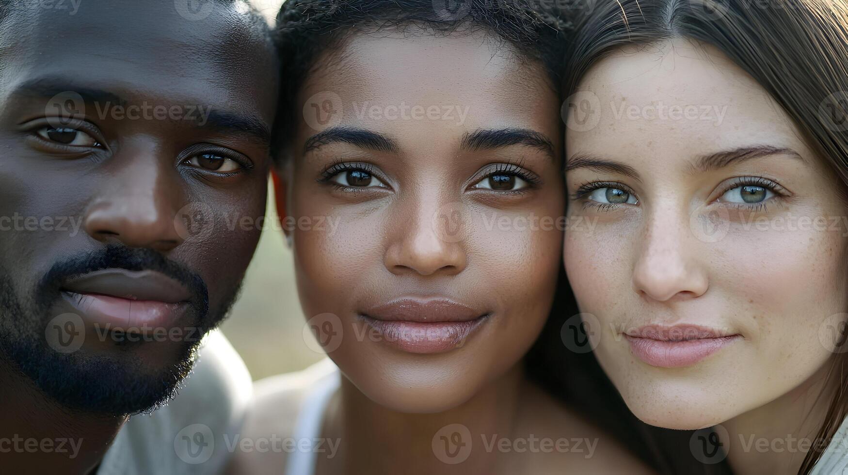 Friends savoring a sunny day photo