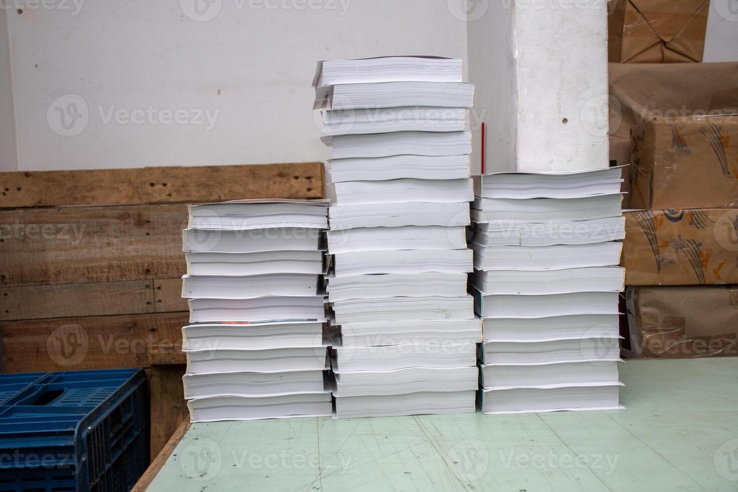 Paper Stored for Printing Bulk Printing Material Storage. High quality photo