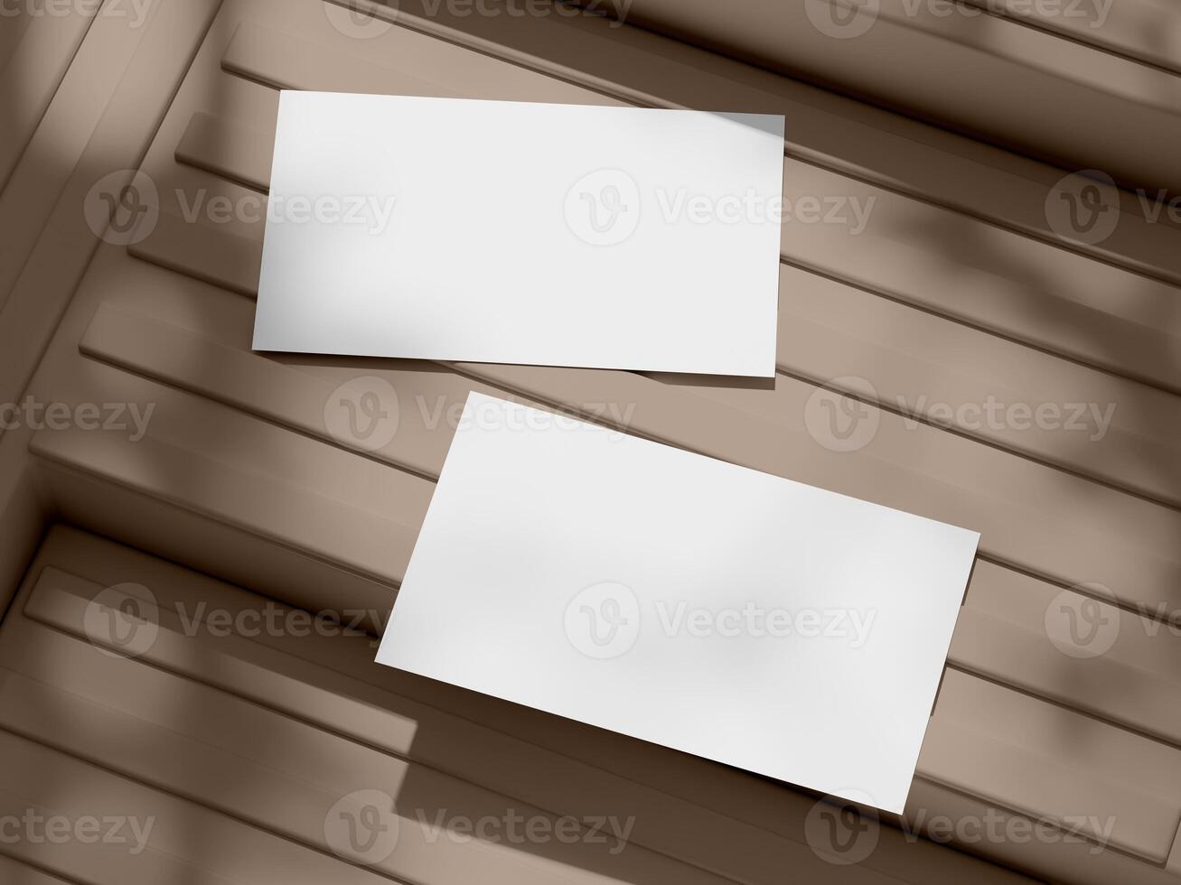 Contemporary Business Card Presentation with Elegant Design Elements photo