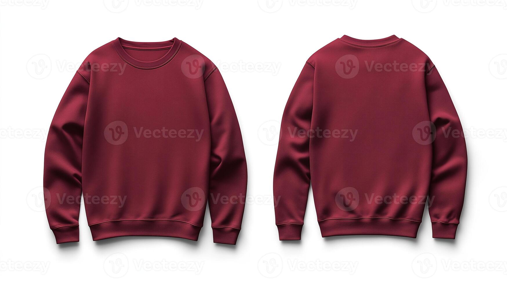 Studio Photography of a Maroon Sweatshirt Flat Lay photo