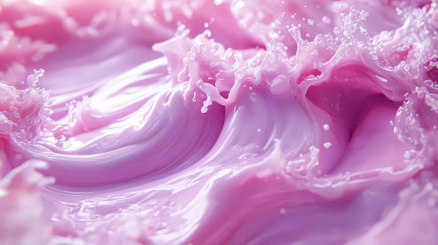 Mesmerizing Blueberry Yogurt Mix with Creamy Dreamy Splash in Midair photo