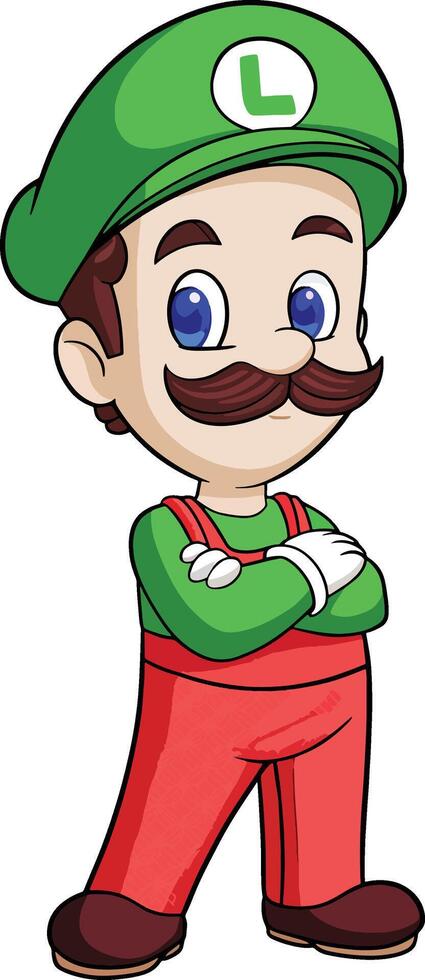 cartoon of a man with mustache stock photos vector