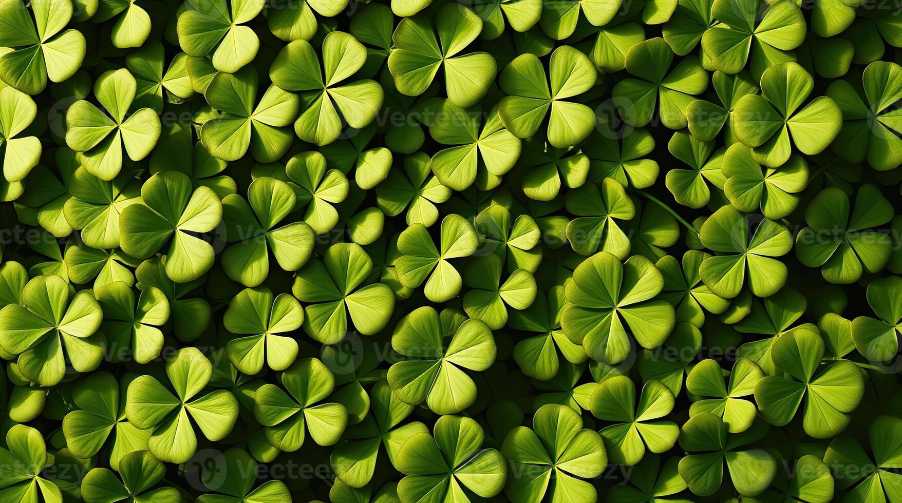 Clover leaves. Shamrock green symbol. St. Patrick's day background photo