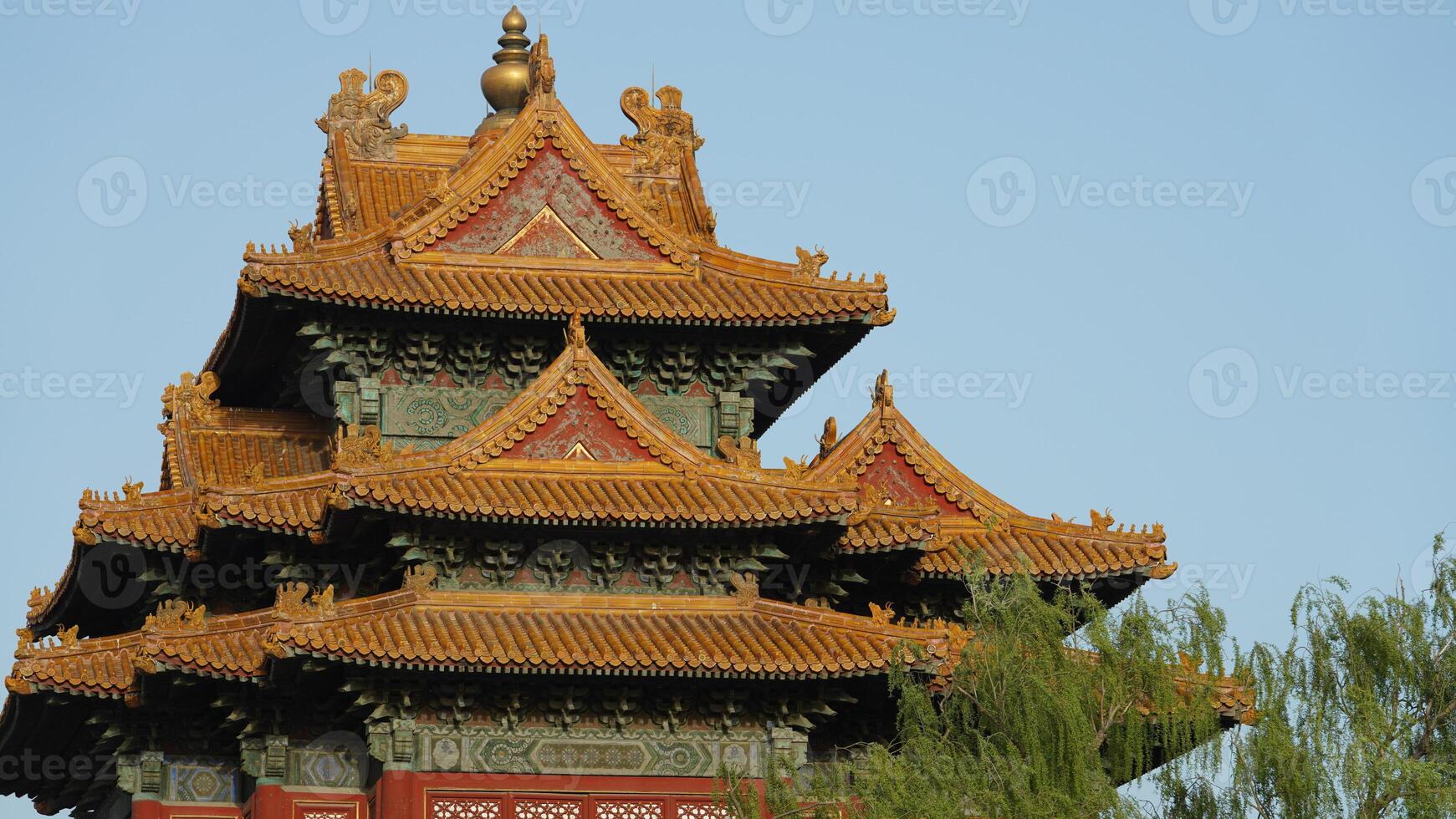 The Forbidden city in spring photo