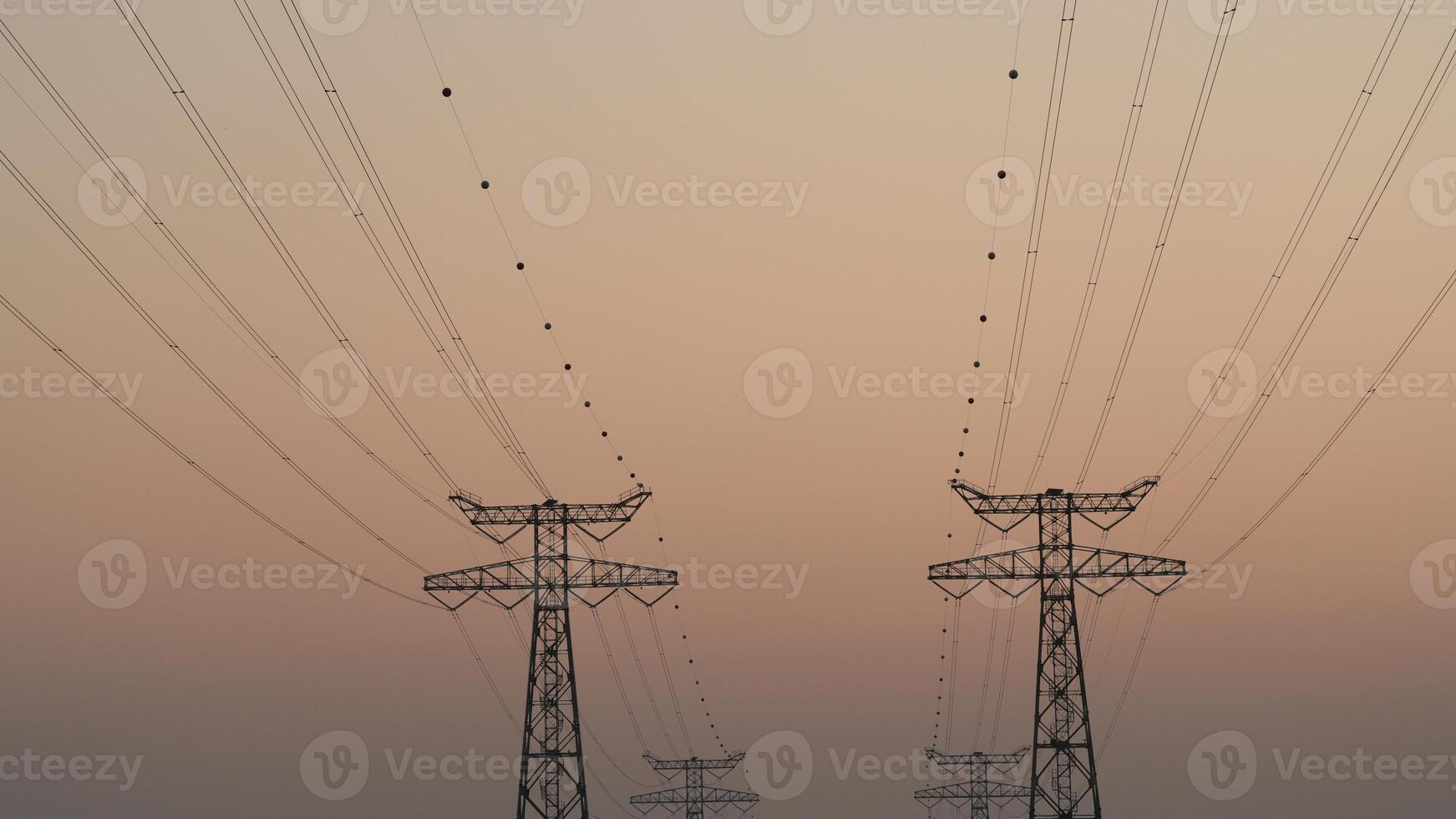The electricity towers photo