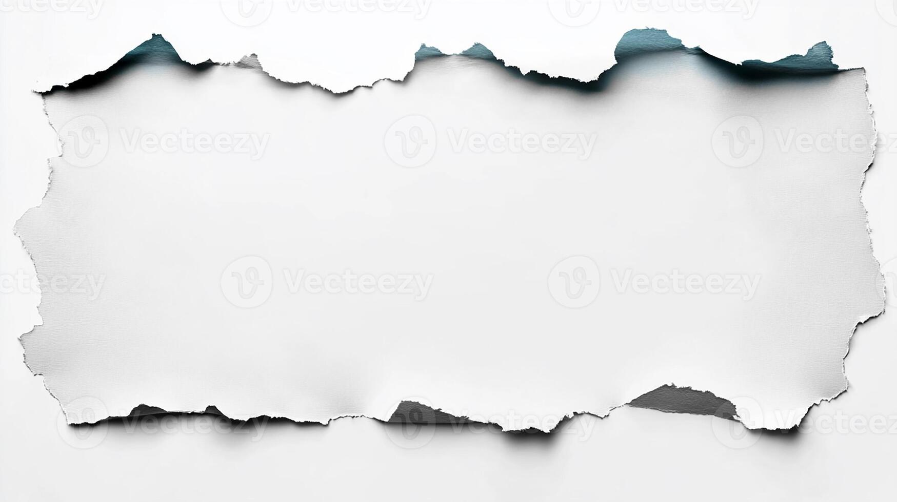 Realistic Torn Paper Background with Ripped Edges photo