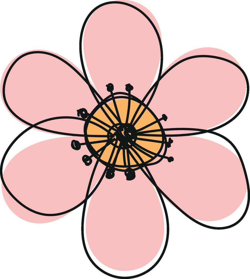 Charming Petal Art vector