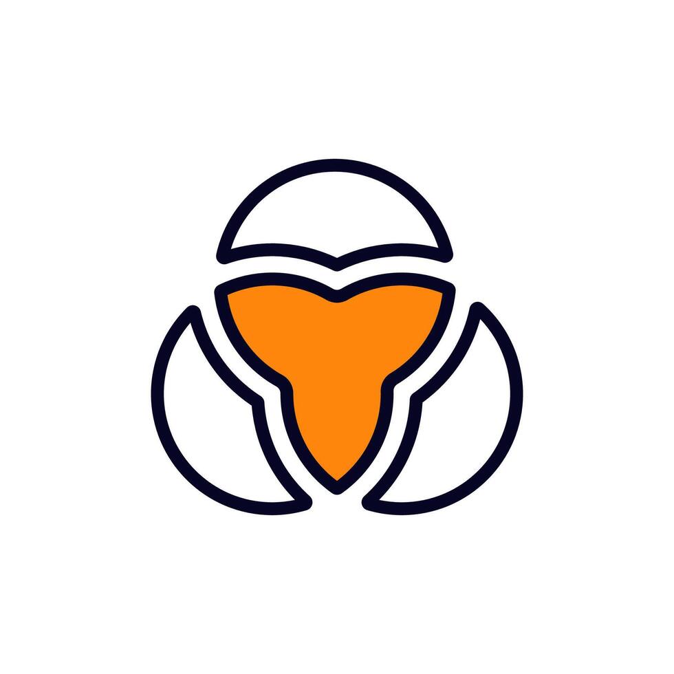 The object resembles a helmet featuring a heart shaped design inside vector