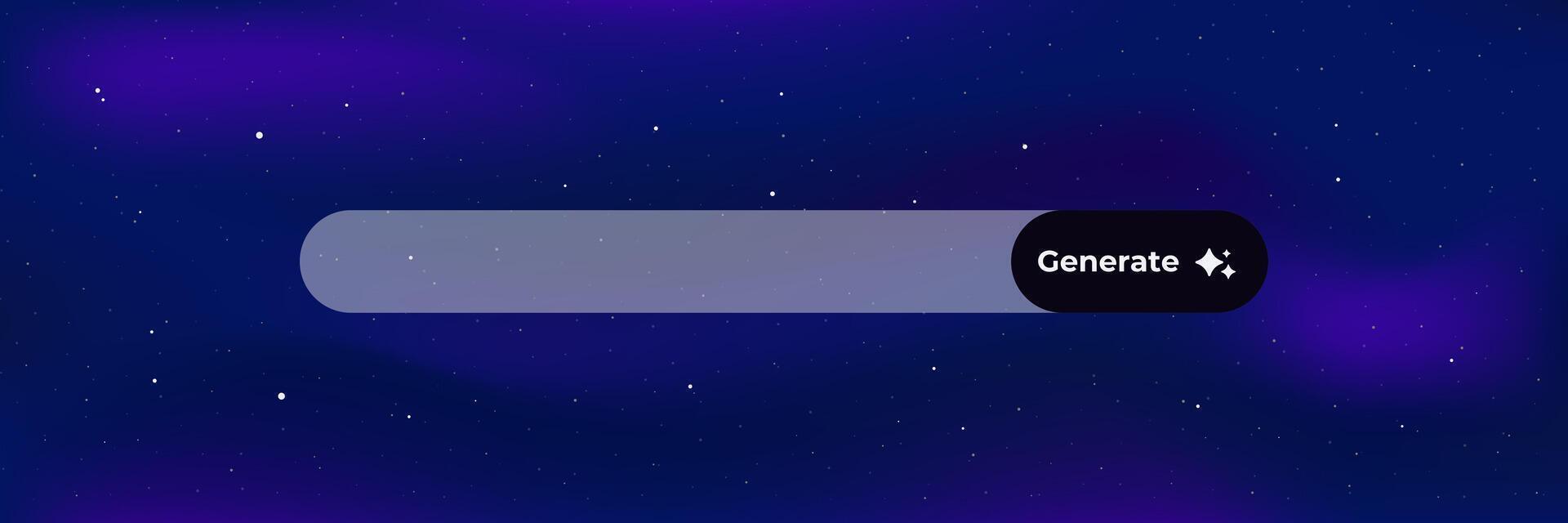 Generating button with modern design for interactive applications and user experiences vector