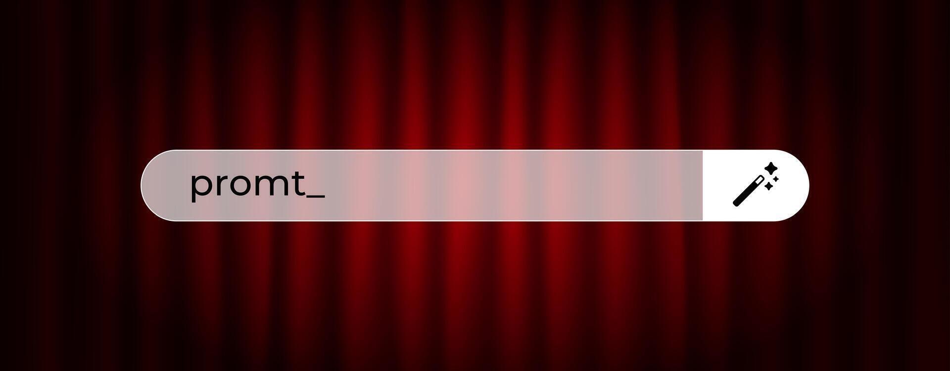 Modern search bar concept with creative design and innovative features for quick access vector