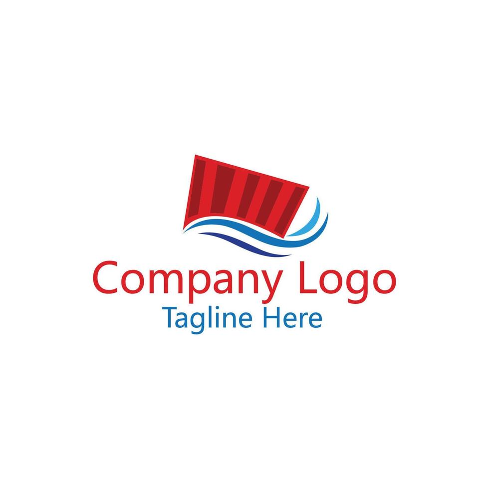 Sailing Container Logo vector