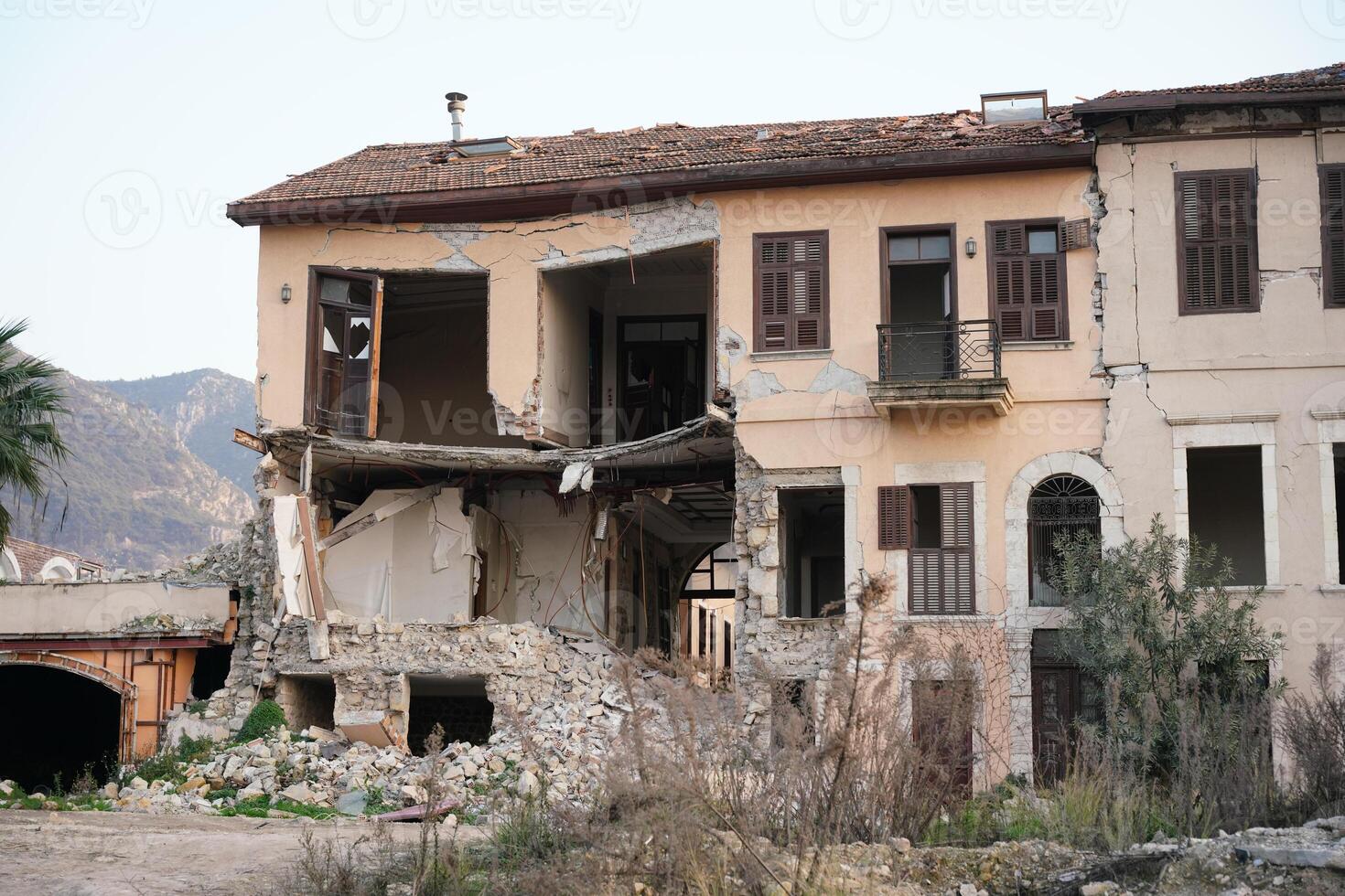 Damaged building in Antakya, Hatay City after 6 February 2023 Earthquakes photo