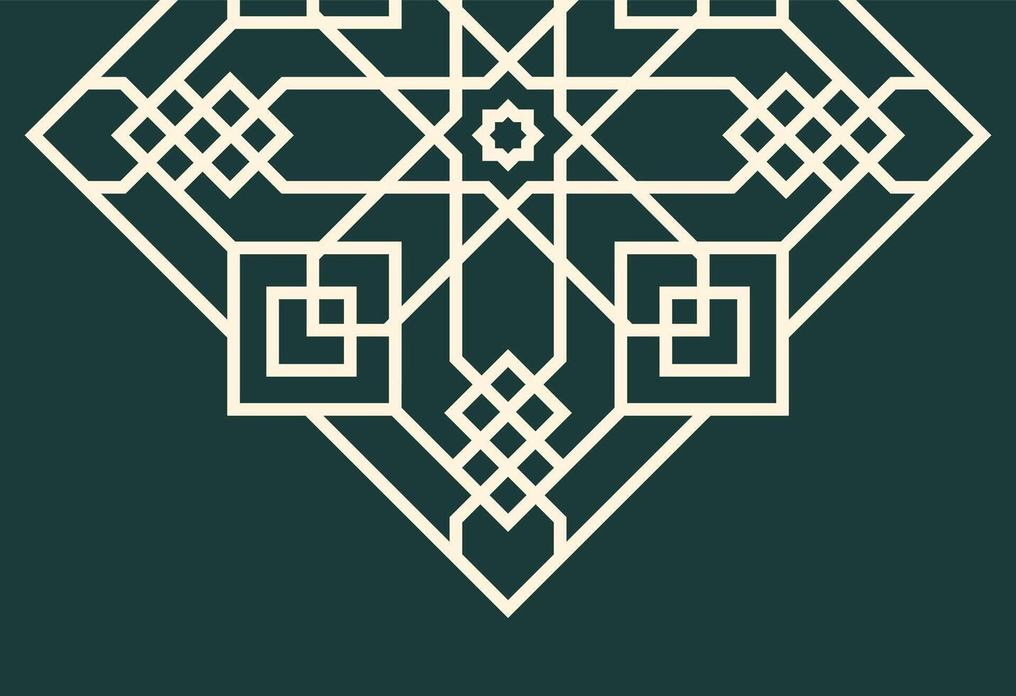 abstract geometric background with squares, an islamic design with geometric shapes vector
