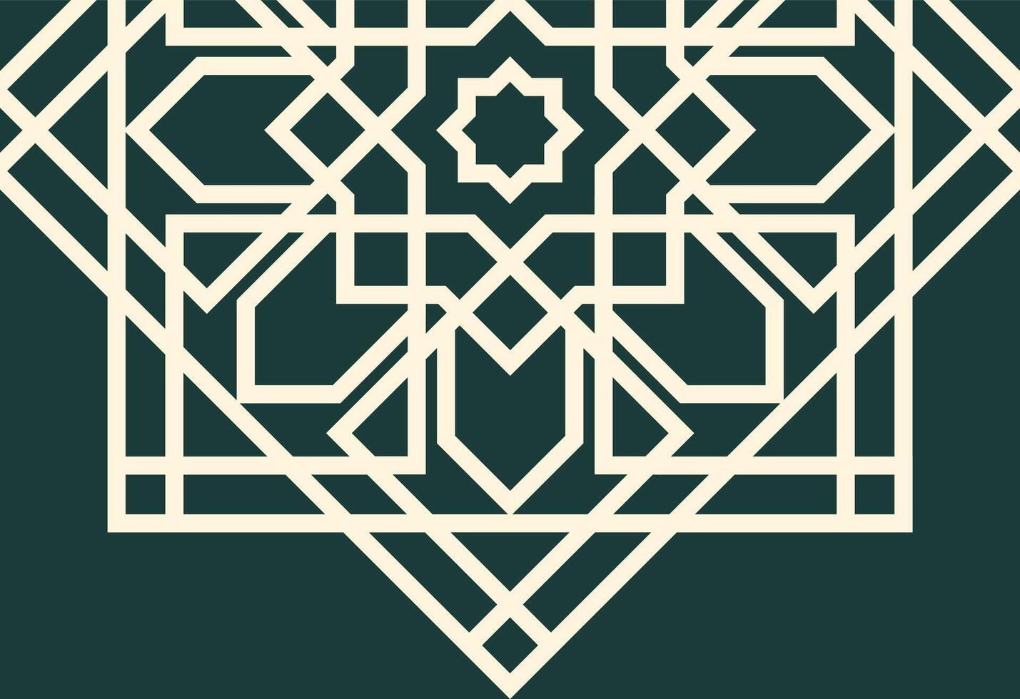 an abstract geometric design in the shape of a diamond vector