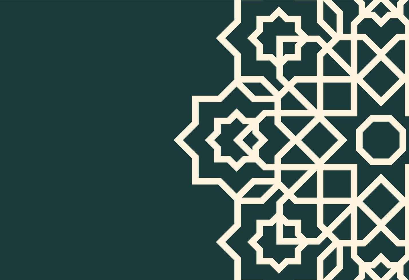 an islamic pattern on a green background, Geometric ethnic pattern. Seamless background. Abstract ornament vector