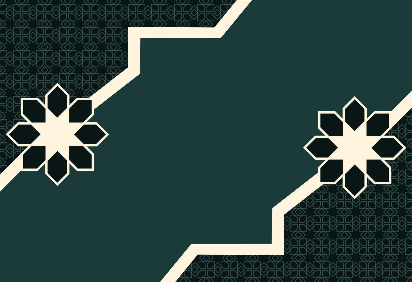 an islamic background with a star pattern, green abstract background with flowers vector
