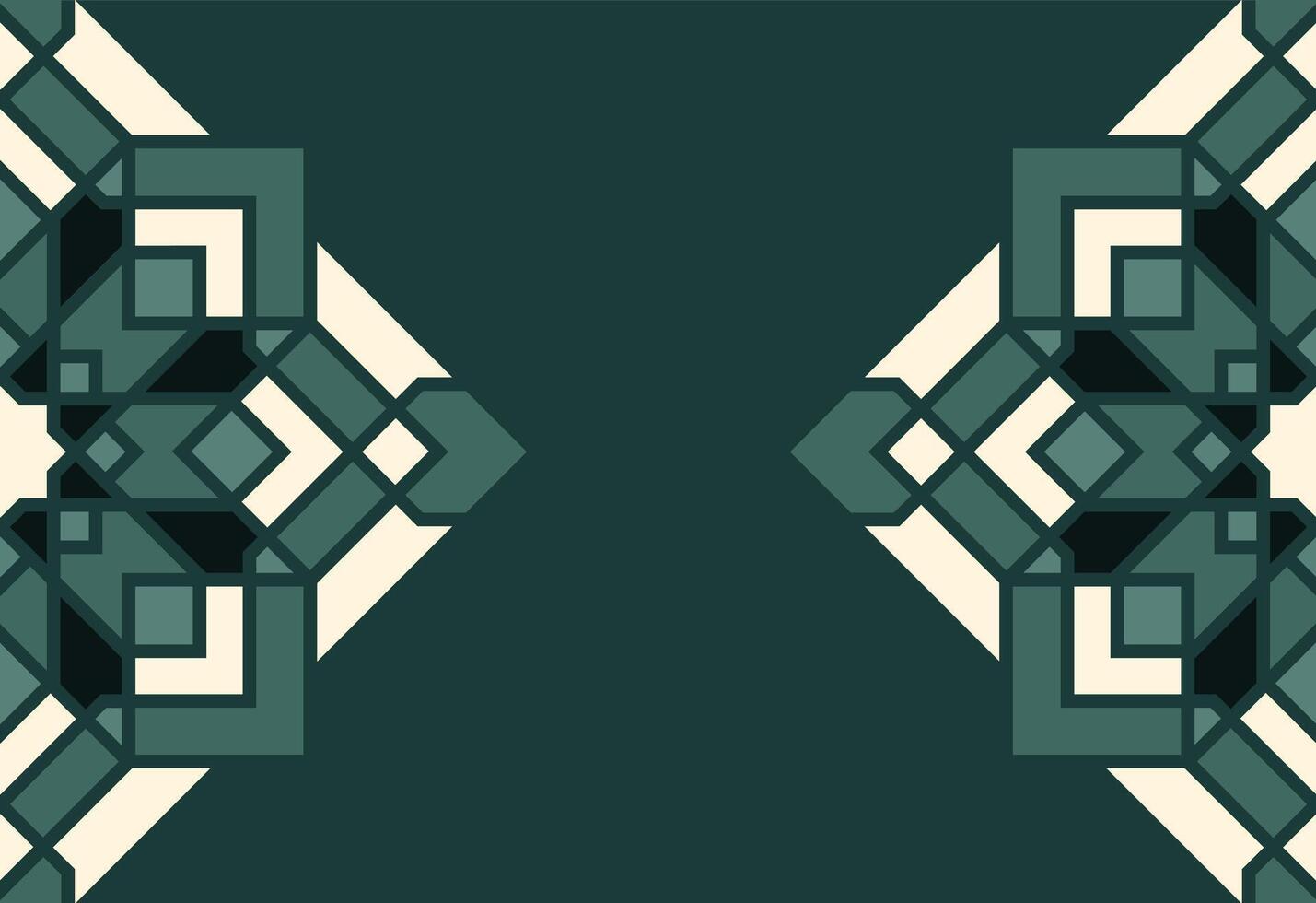a green and black geometric pattern, Geometric ethnic pattern. Seamless background. Abstract ornament vector