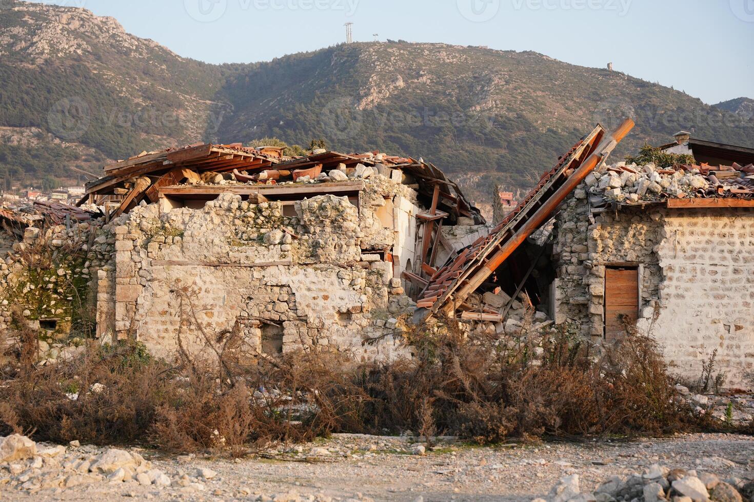 Damaged building in Antakya, Hatay after 6 February 2023 Earthquakes photo