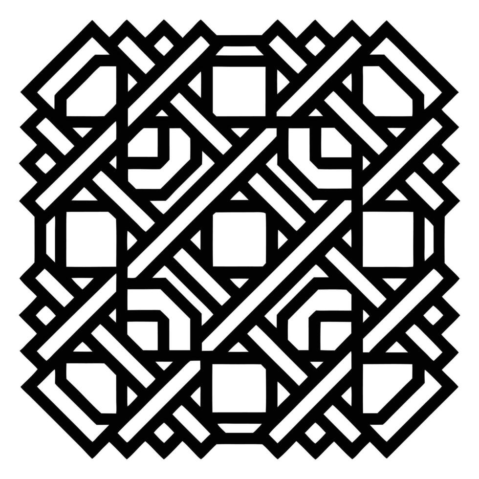 an abstract design with a square pattern vector