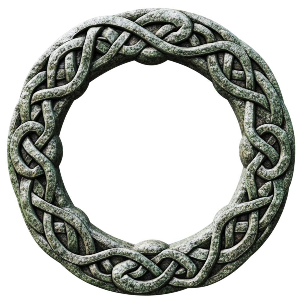 Enchanted Fantasy Ring with Thorn Ornament Magic Glow Transparent Background png