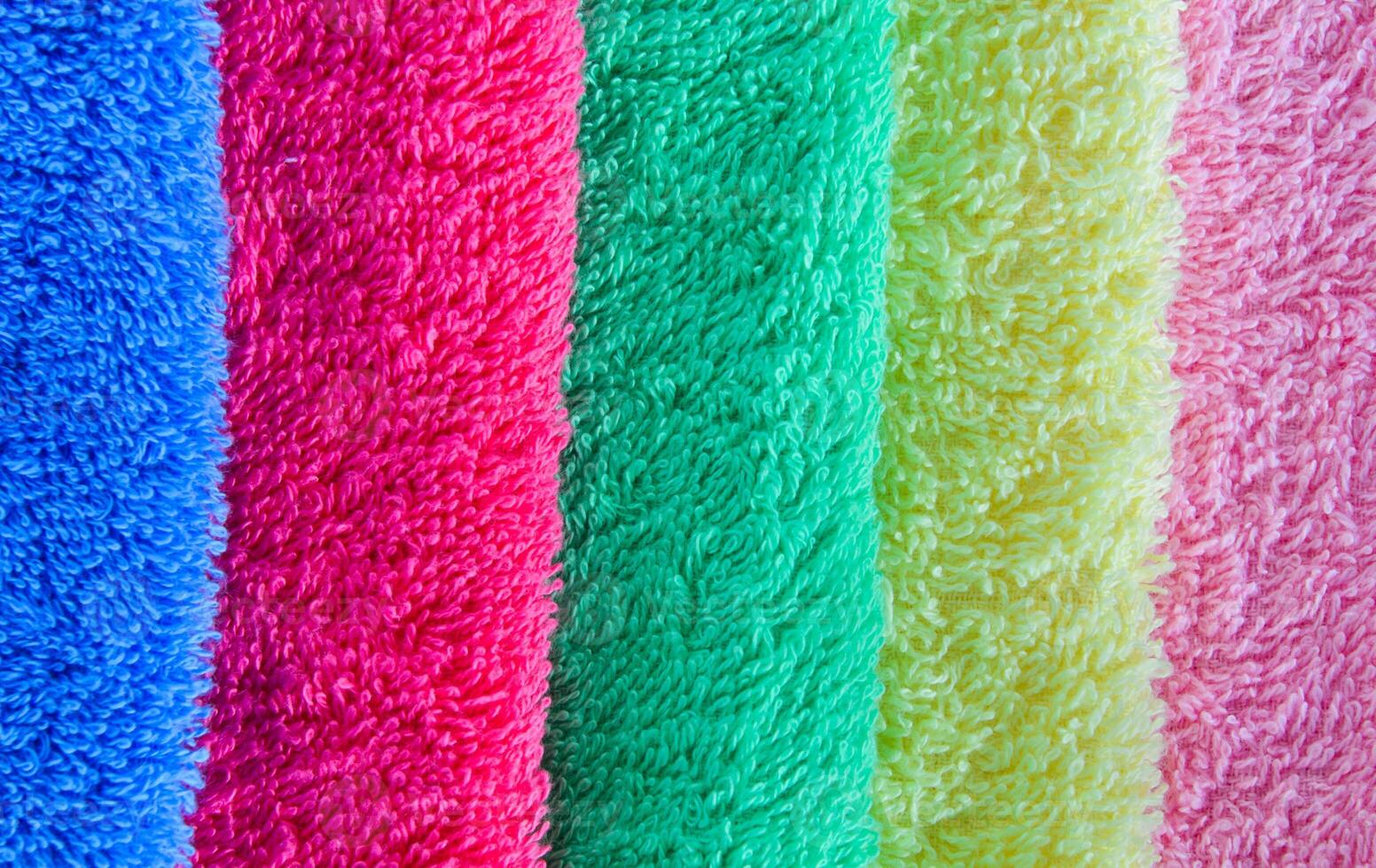 Colorful towels background photo