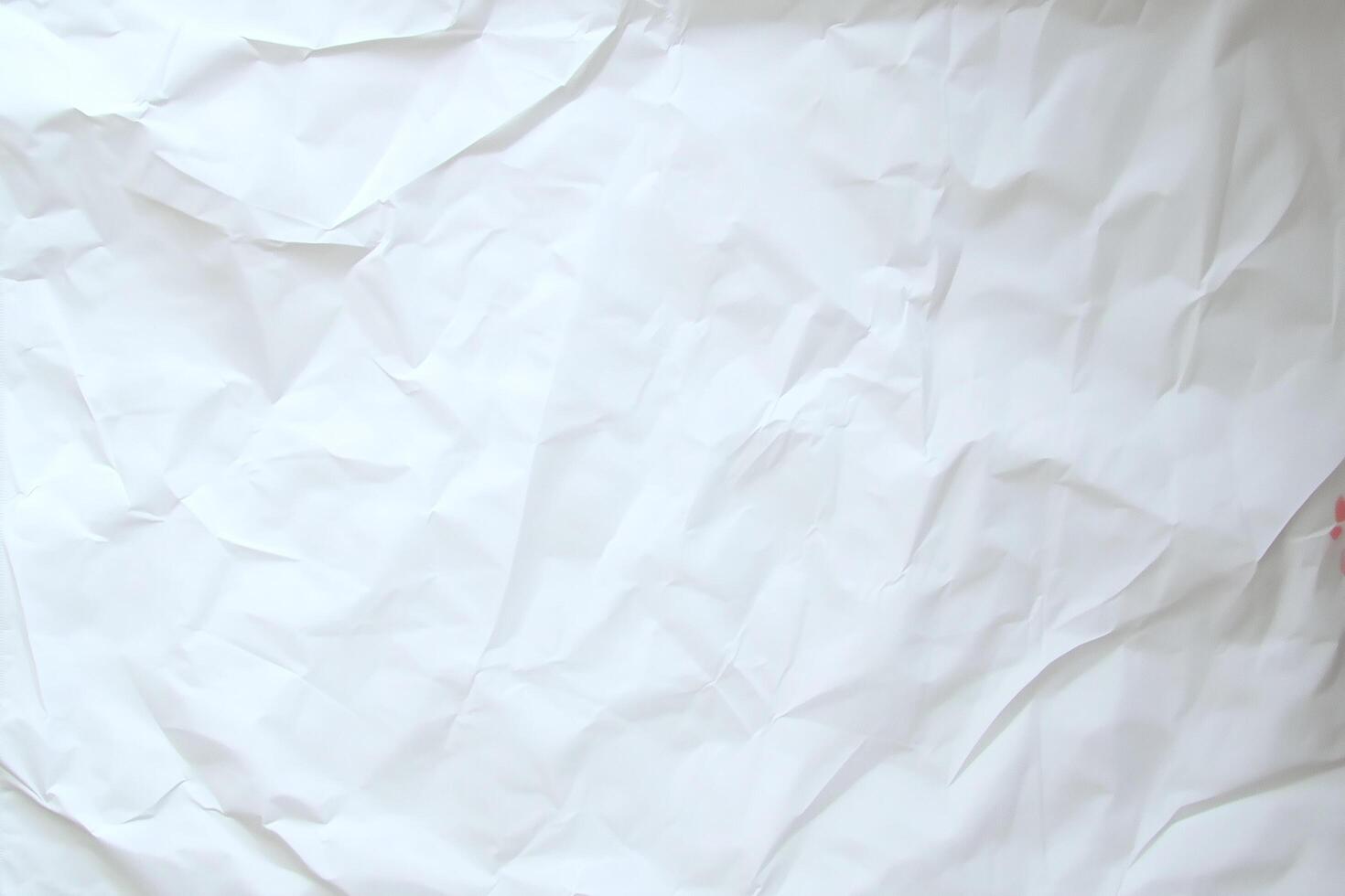 White Crumpled Paper Texture Background for Creative Design and Artistic Projects photo