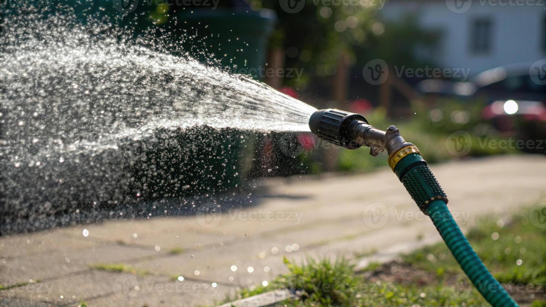 Watering the Lawn photo