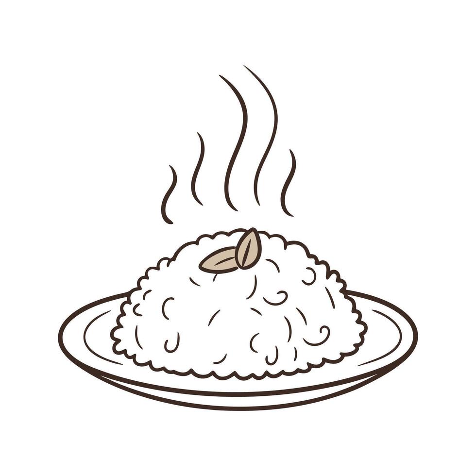 Tasty Bulgar Mash Nutritious Option vector