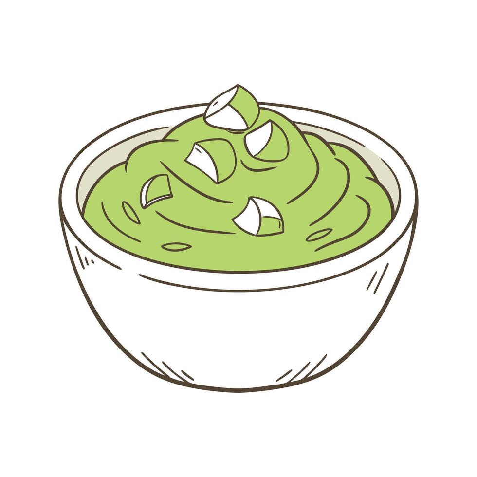 Creamy Cabbage Puree for Nutritious Meals vector