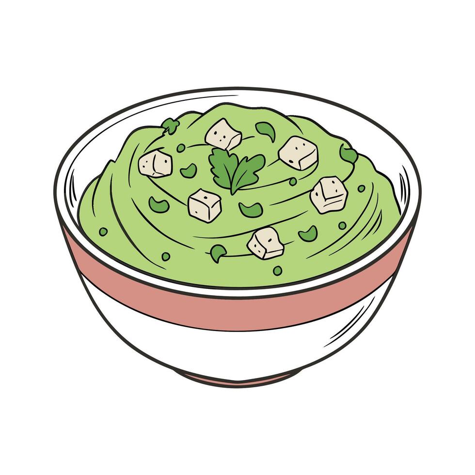 Yummy Ground Turkey and Spinach Puree for Healthy Snacking vector