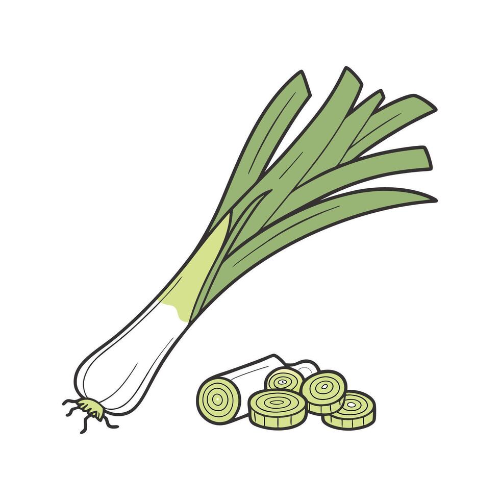 Tasty Leek Puree Quick Delight vector
