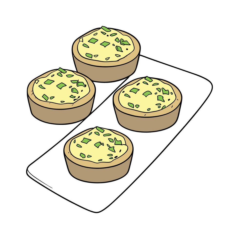 Creamy Mini Mashed Lentil Cheese Bites for Nutritional Treats vector